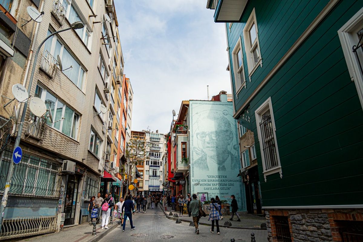 Kadıköy sokaklarından bir görünüm, İstanbul